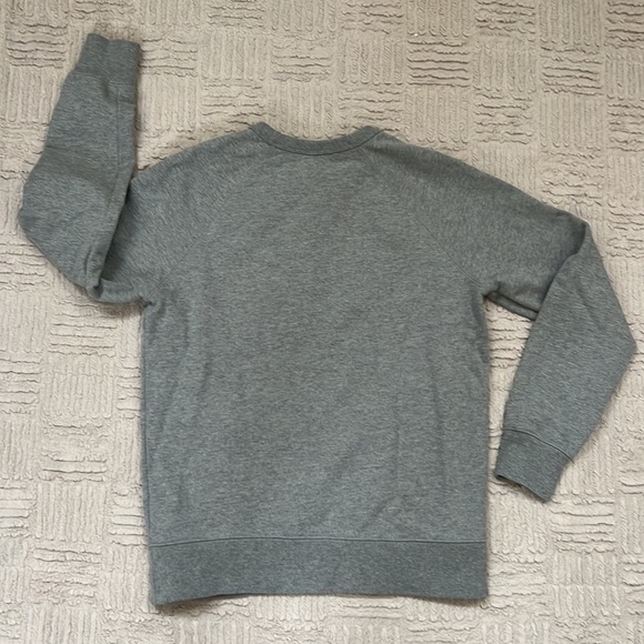 EVERLANE French terry crewneck long sleeve gray sweatshirt 100% cotton EUC XS - Picture 9 of 16